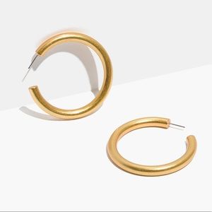 Madewell chunky oversized hoop earrings